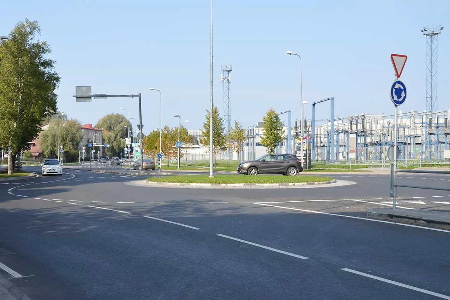 Дорога в районе Кристийне.
