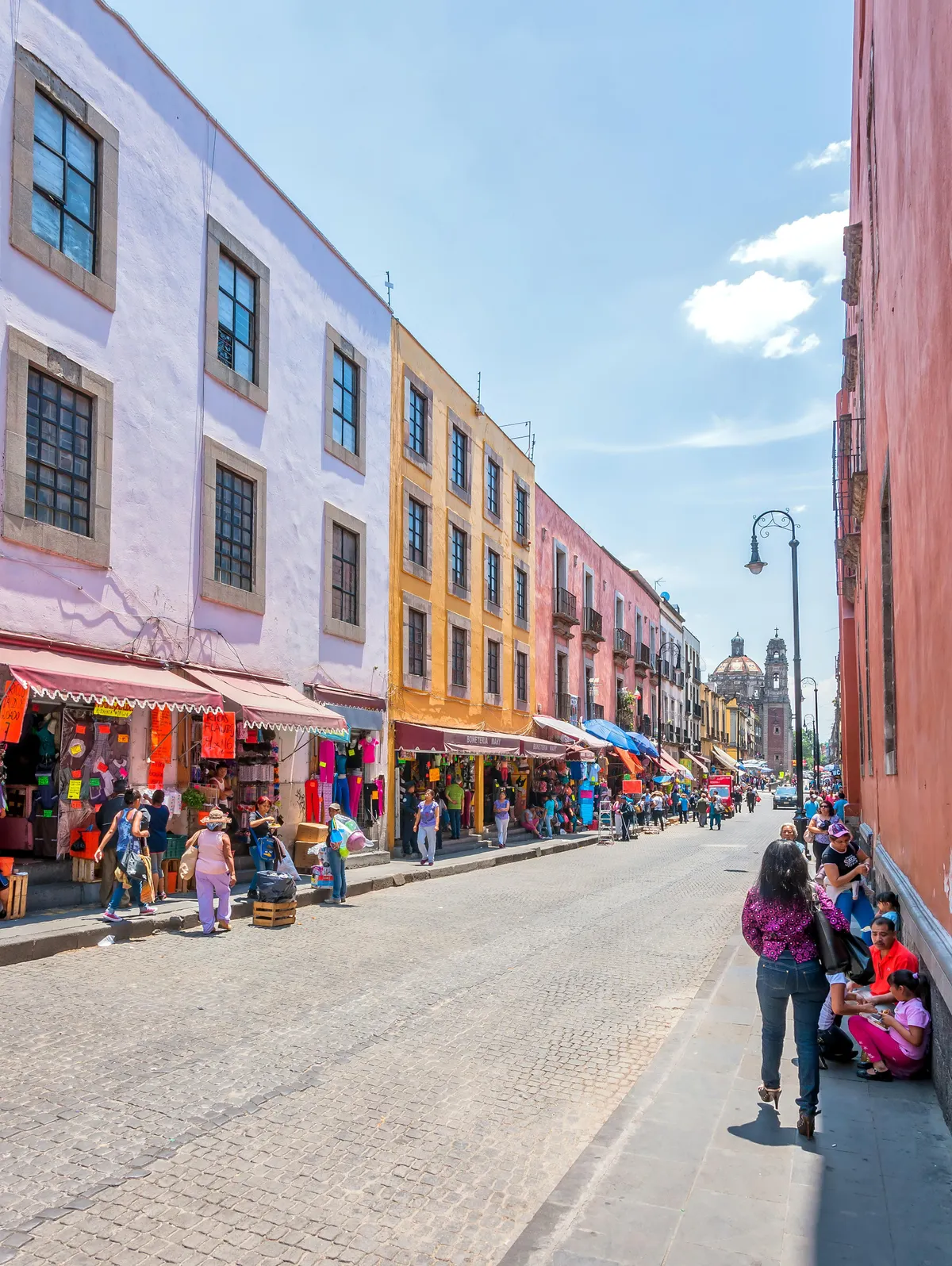 Zocalo linnaosa Mehhiko pealinnas