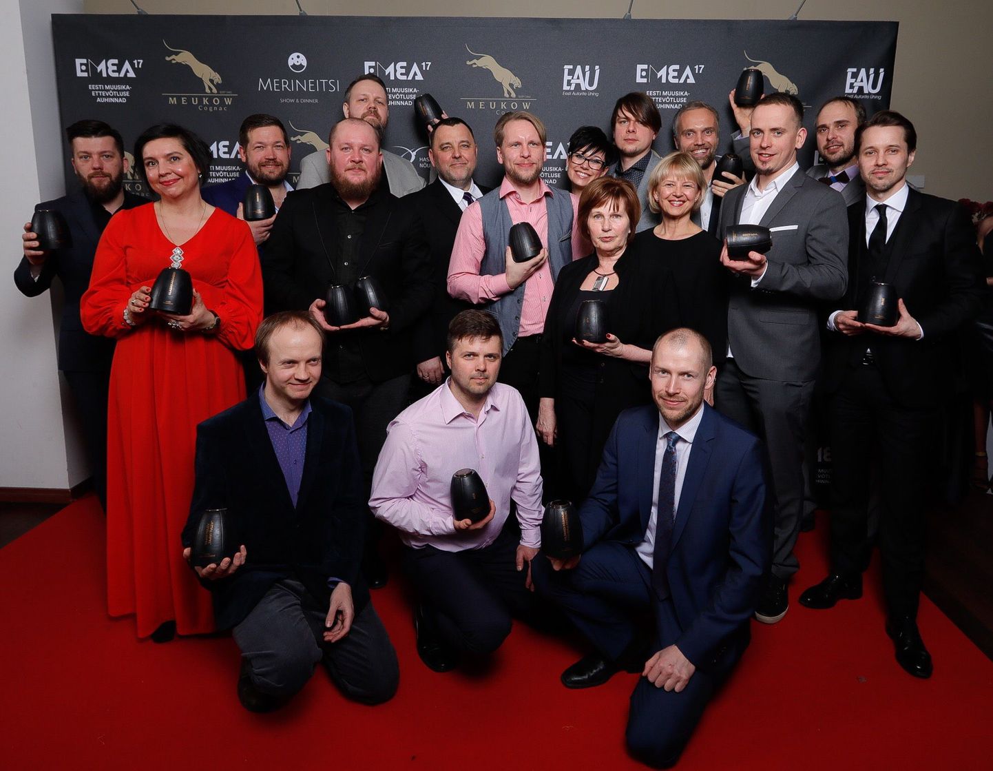Eesti Muusikaettevõtluse Auhindade võitjad möödunud aastal.