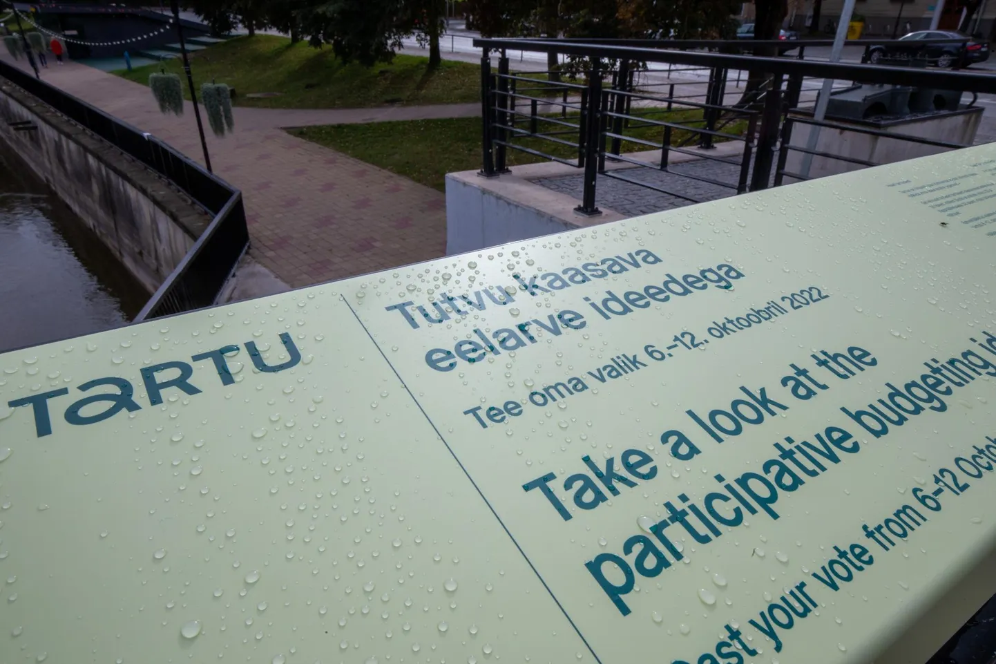 ​Tartu kaasava eelarve ideede väljapanek oli Kaarsillal, kokku oli valida 23 ettepaneku vahel.