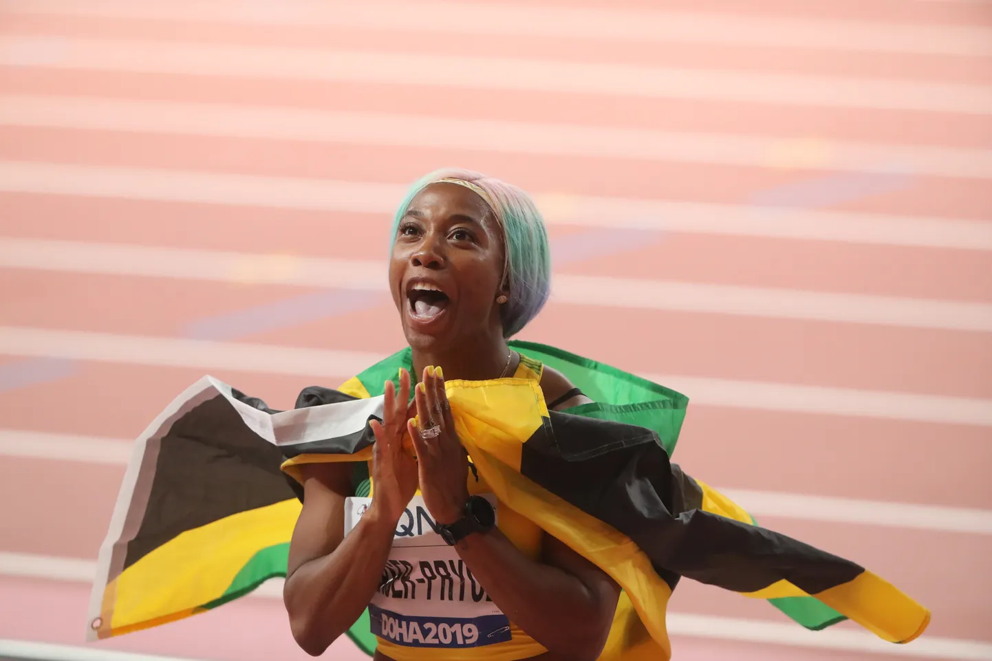 Shelly-Ann Fraser-Pryce.