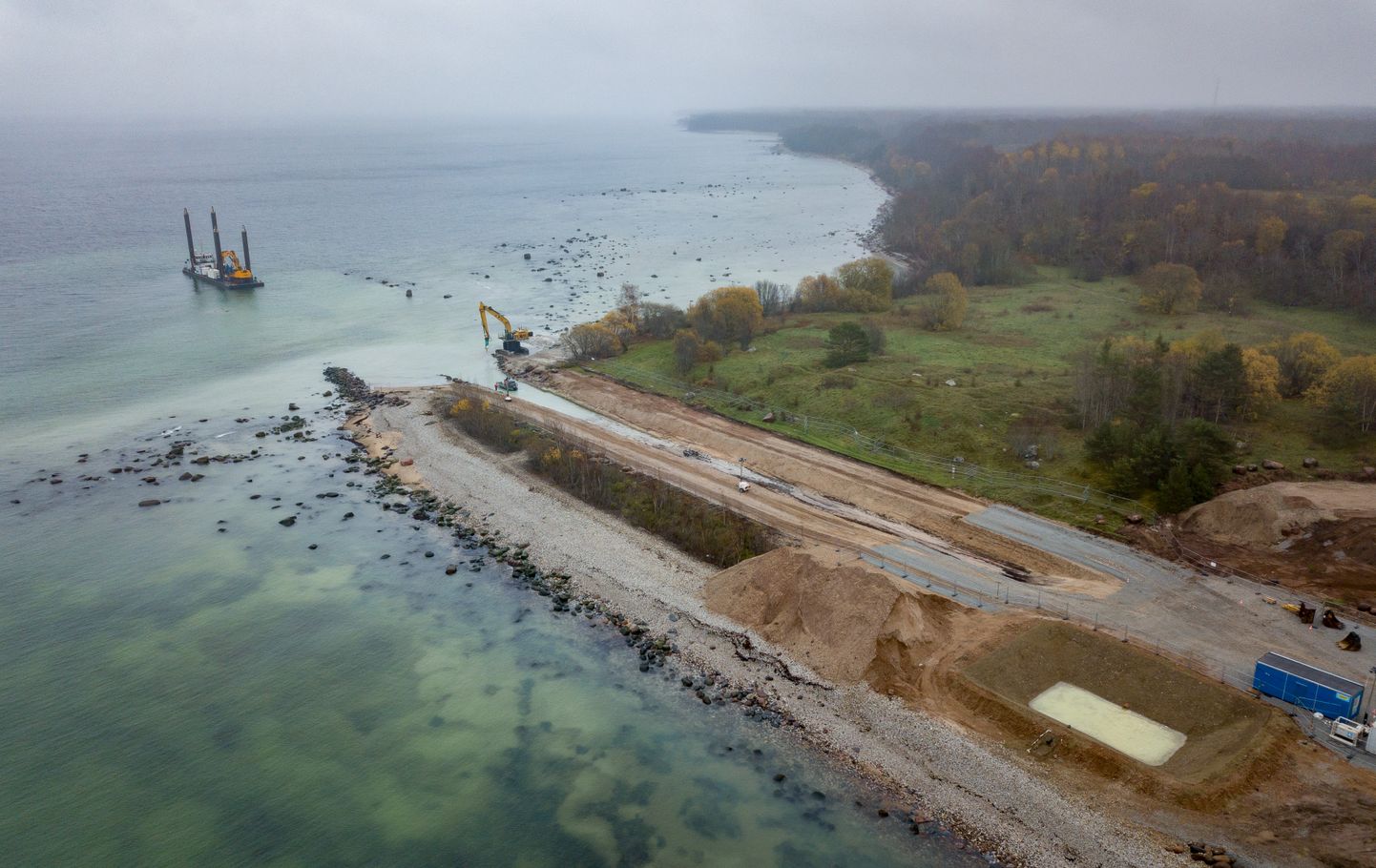 Eesti-Soome gaasiühenduse Balticconnector maismaaosa ehituse pidulikule avaüritus.