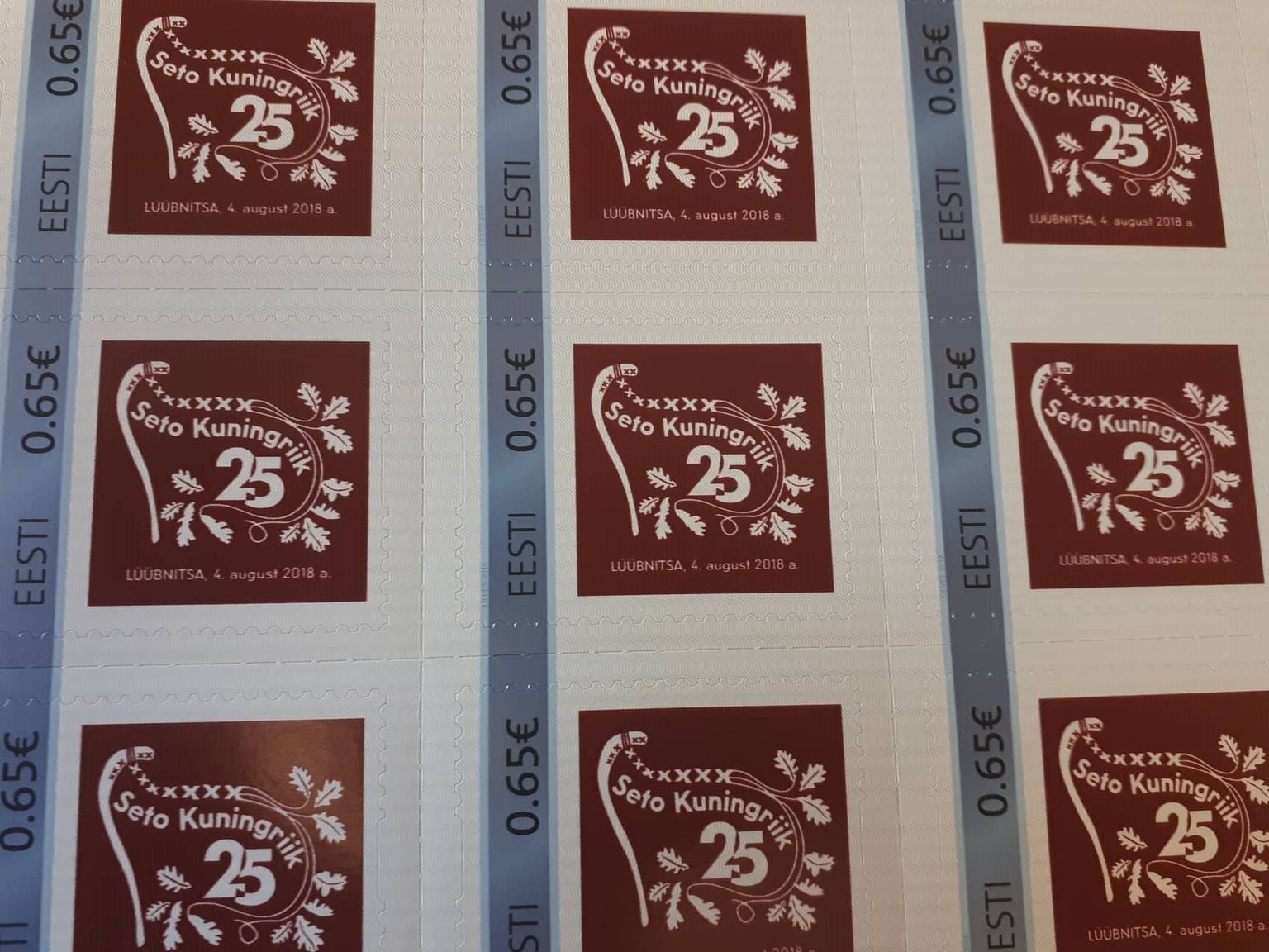 XXV Seto Kuningriigi postmark