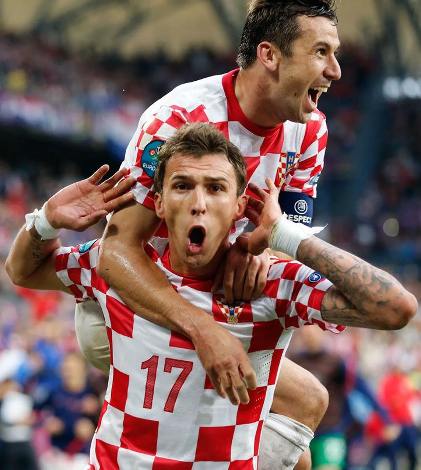 Mario Mandžukič ja Darijo Srna.