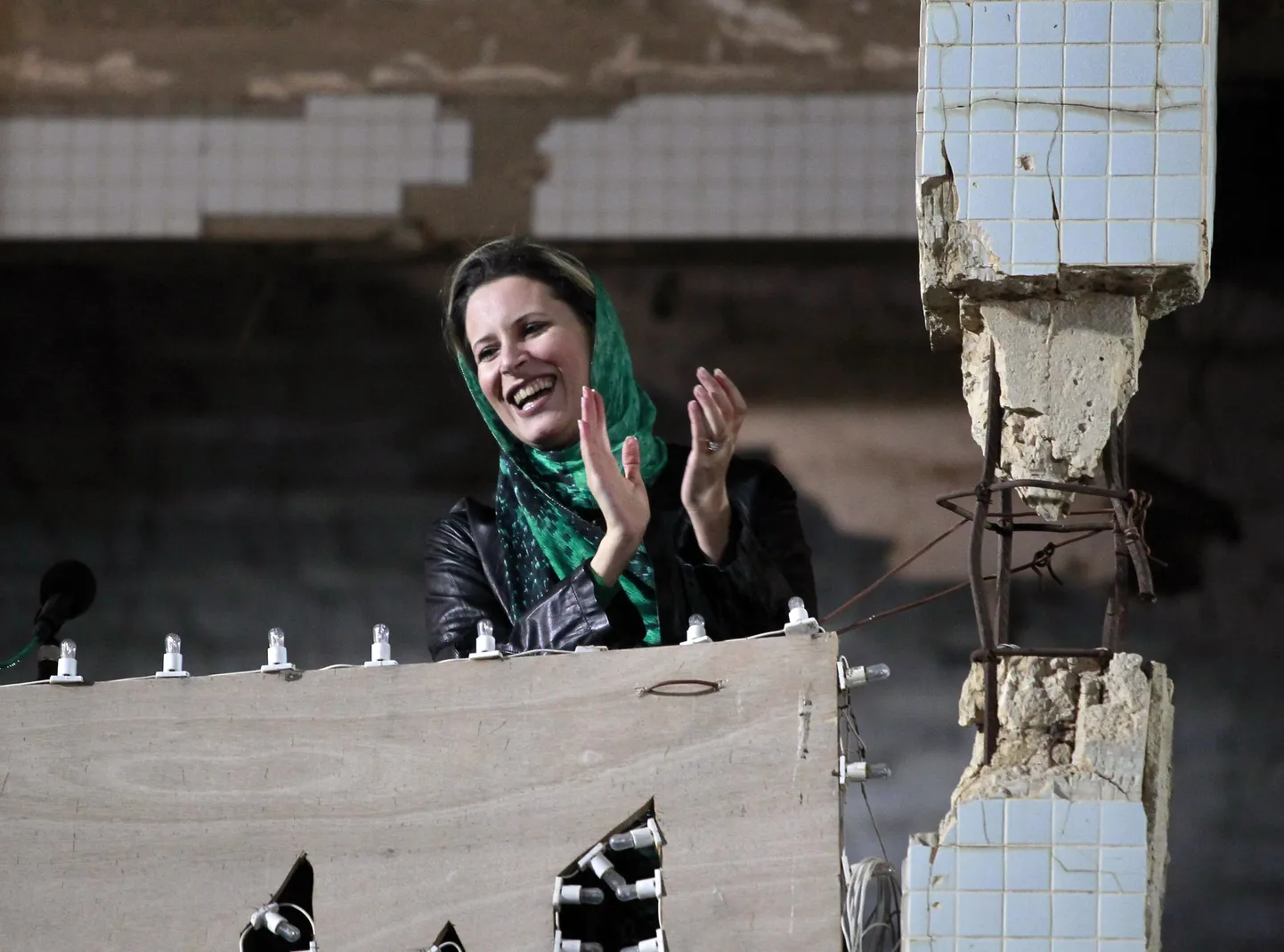 Liibüa liidri Muammar Gaddafi tütar Aisha Gaddafi.