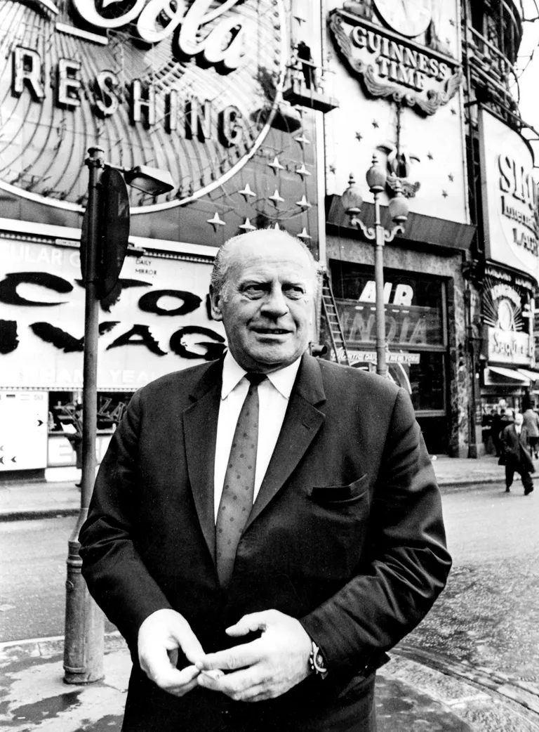Oskar Schindler 1967. aastal Londonis