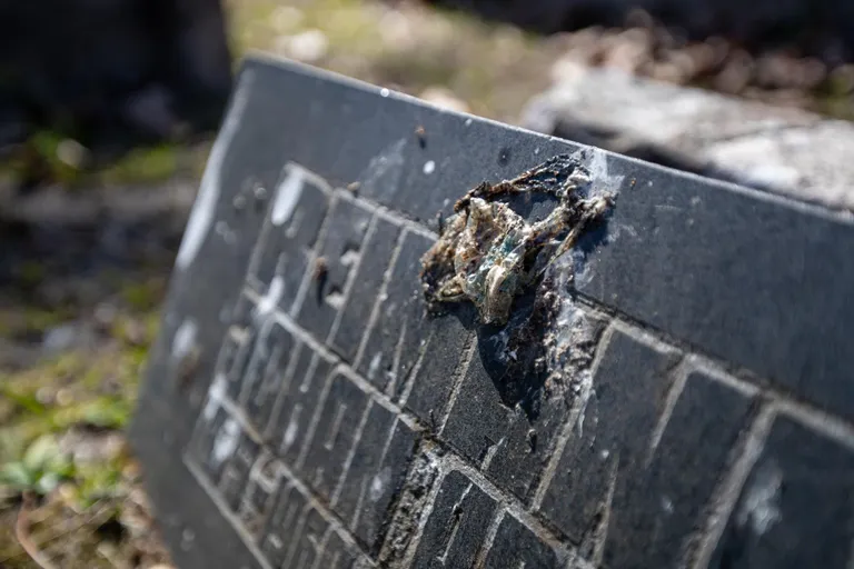 Ümberringi on kõik tihedalt täis lastud: kalmud, kivid, pingid, laternad.