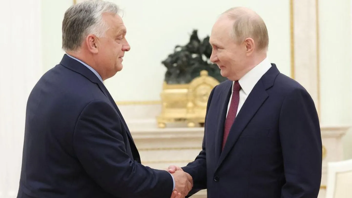 Орбан и Путин в Москве