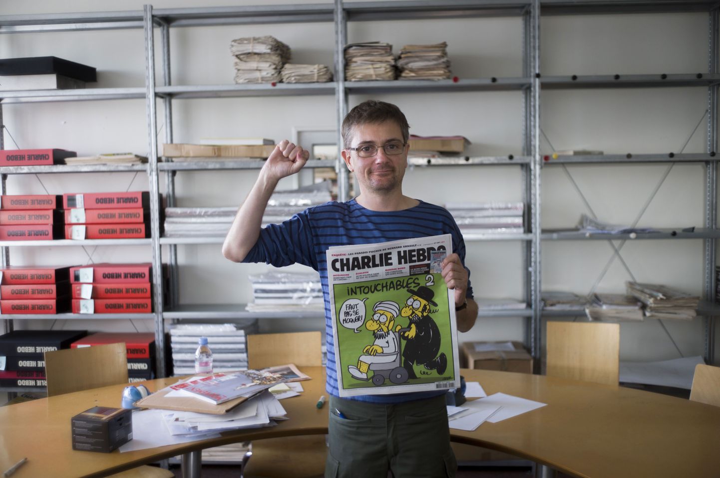 Charlie Hebdo peatoimetaja Stéphane Charbonnier, kes hukkus rünnakus