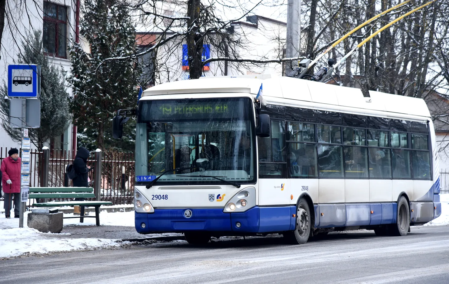 Trolejbuss; ilustratīvs foto.