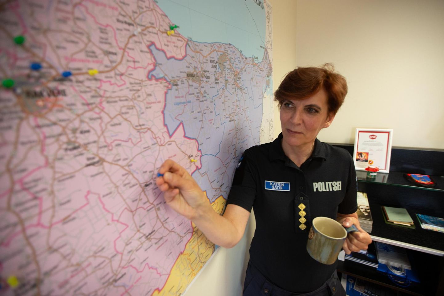 Rakvere politseijaoskonna juht Katrin Satsi.