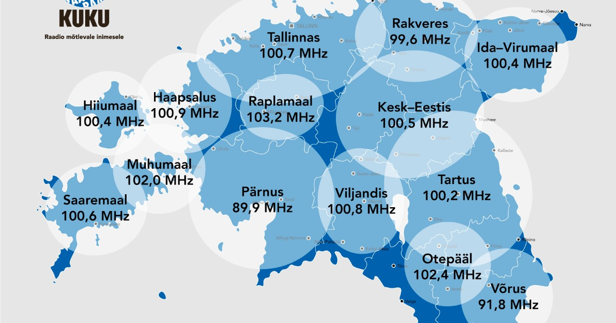 Postimees Grupi raadiojaamad Elmar ja Kuku said uued levialad