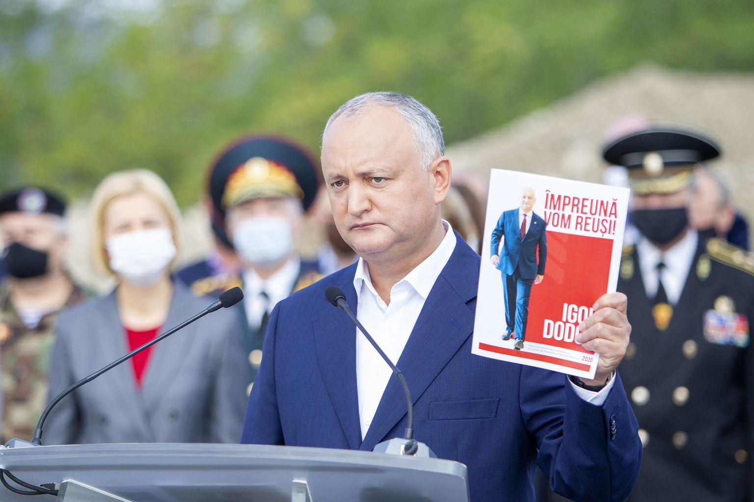Moldova president Igor Dodon.