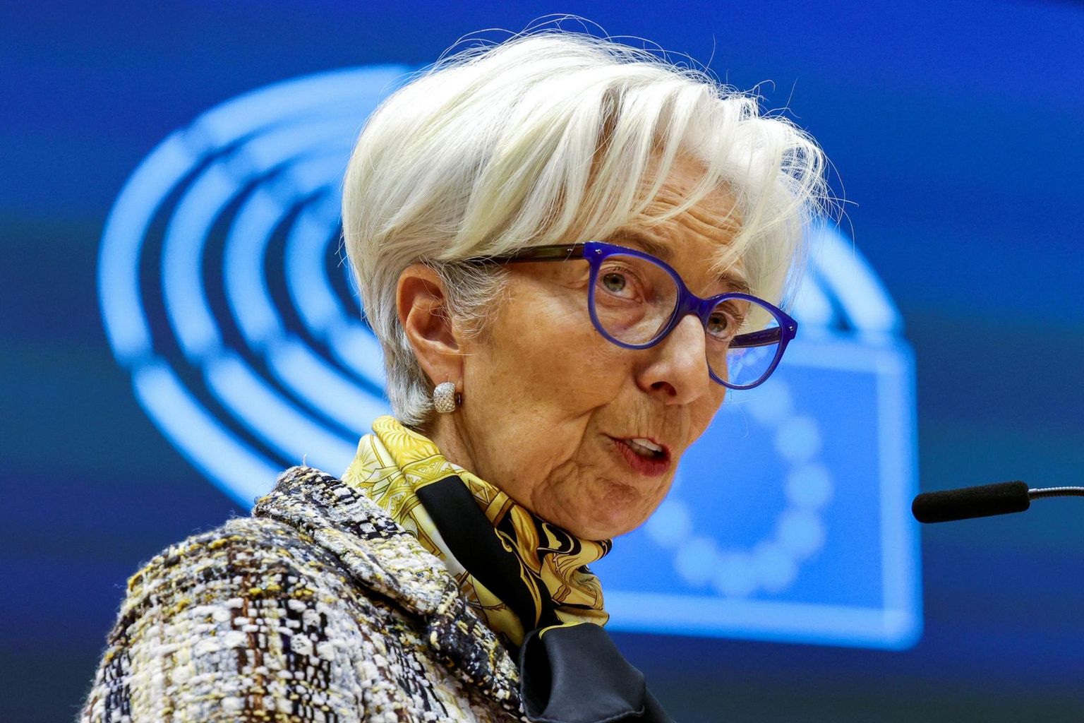 Euroopa Keskpank peab väga ebatõenäoliseks tuleval aastal intressitõusu, kuna inflatsioon on liiga madal, ütles keskpanga juht Christine Lagarde.