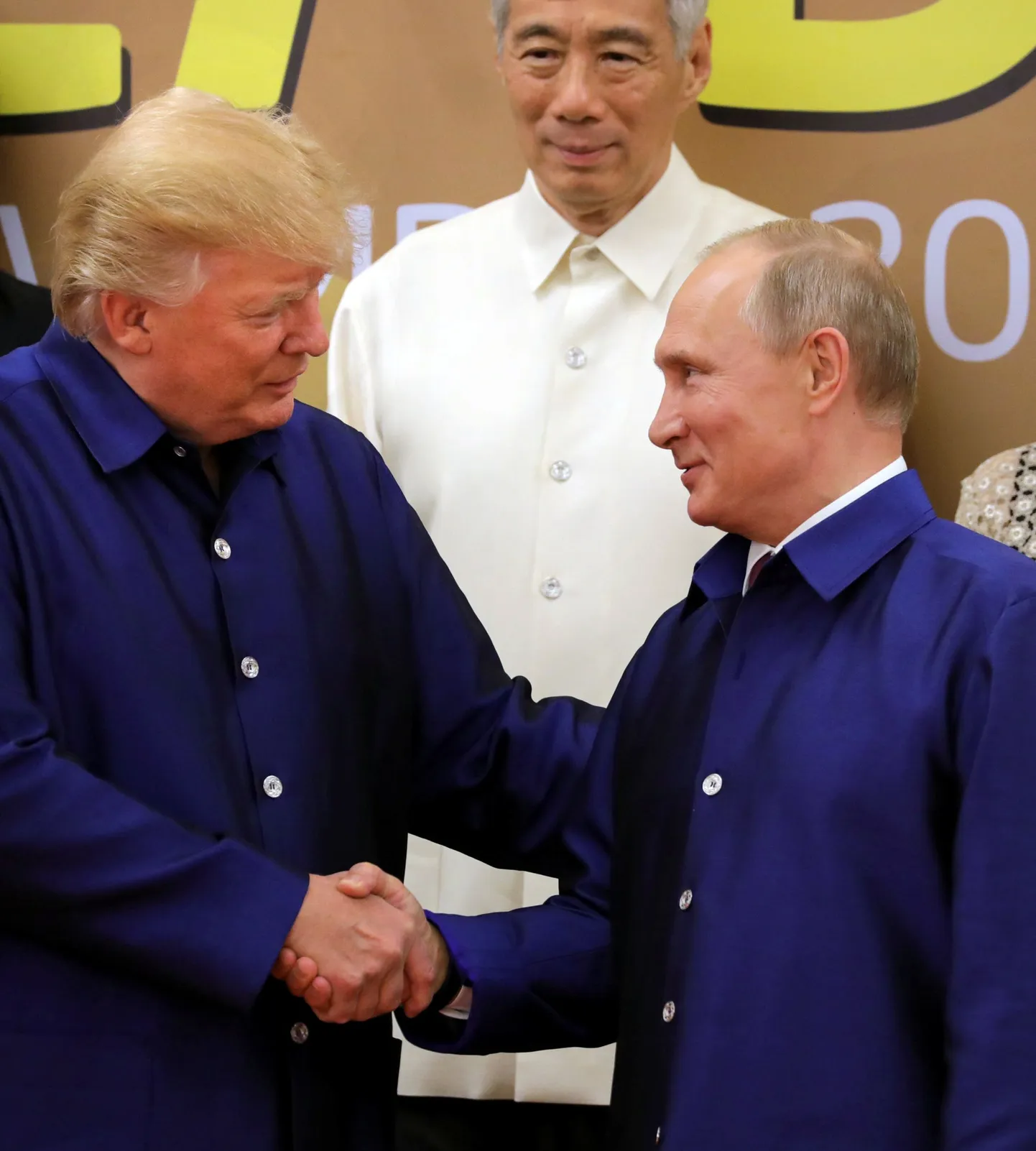 Donald Trump ja Vladimir Putin Vietnamis.
