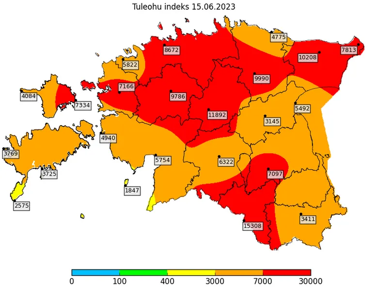Tuleoht on Eestis väga kõrge.