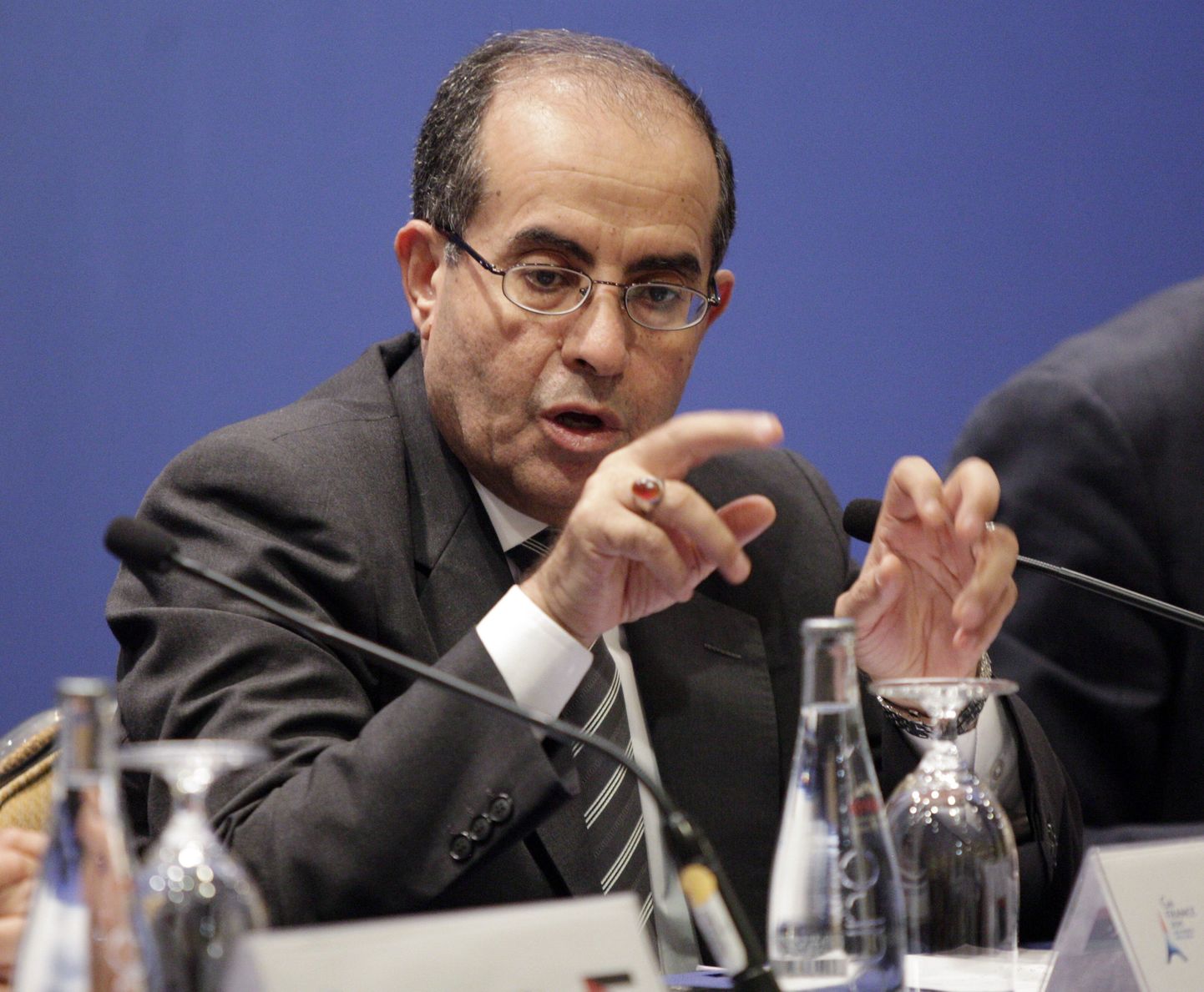 Liibüa ajutise valitsuse pea- ja välisminister Mahmoud Jibril