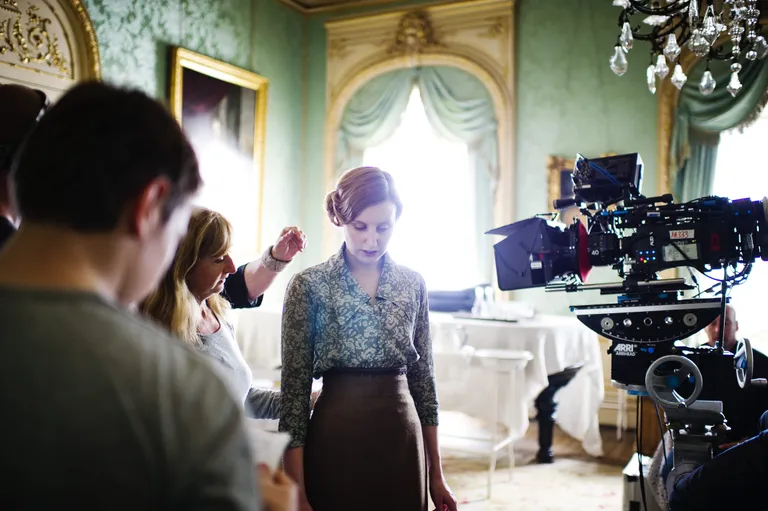 Sarja «Downton Abbey» võtted Highclere lossis