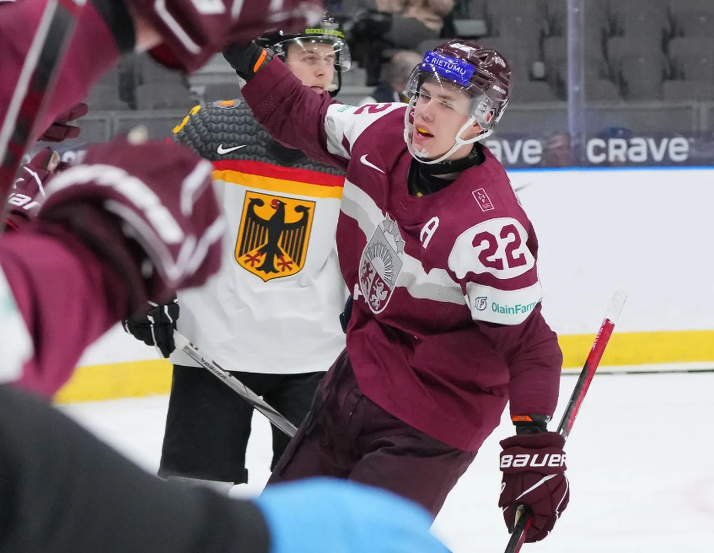 Latvijas hokejists Sandis Vilmanis