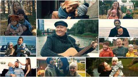 Эстонские музыканты и их дети спели трогательную песню к столетию ЭР