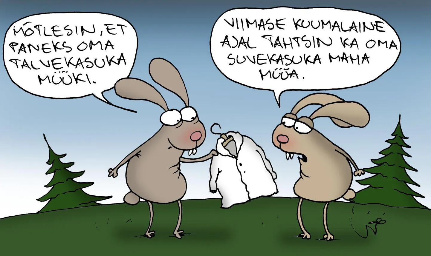 Päeva karikatuur FOTO: Urmas Nemvalts