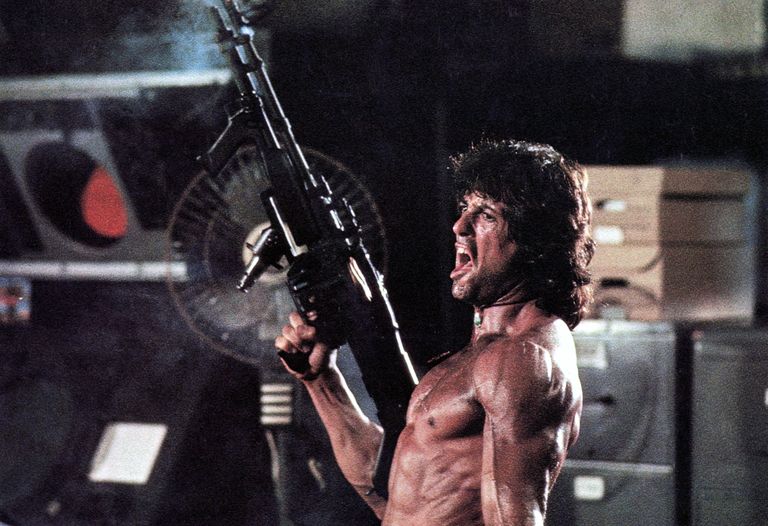 Sylvester Stallone 1985. aasta filmis «Rambo: First Blood part II»