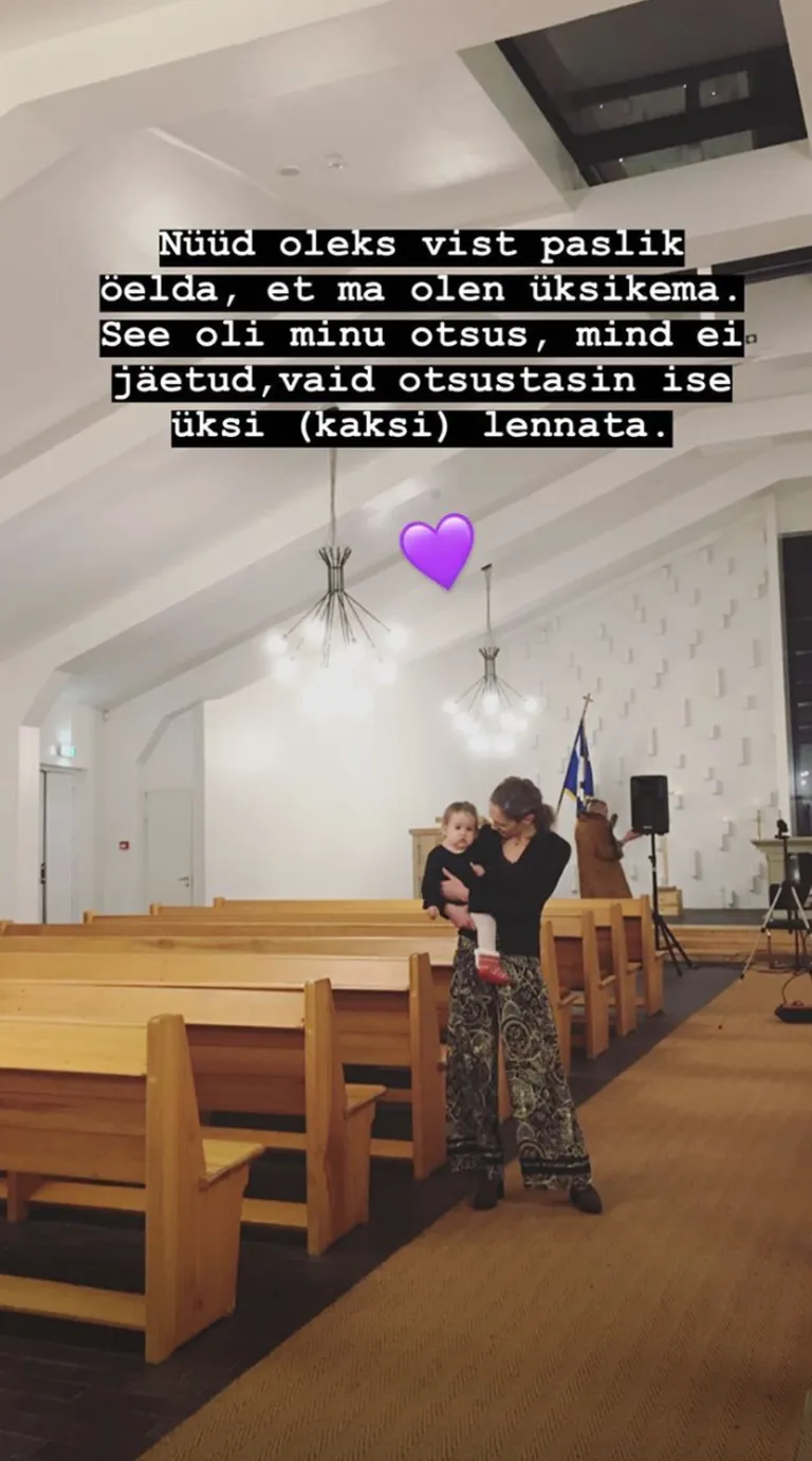 Brigita Murutar teatas, et jätkab elu üksikemana