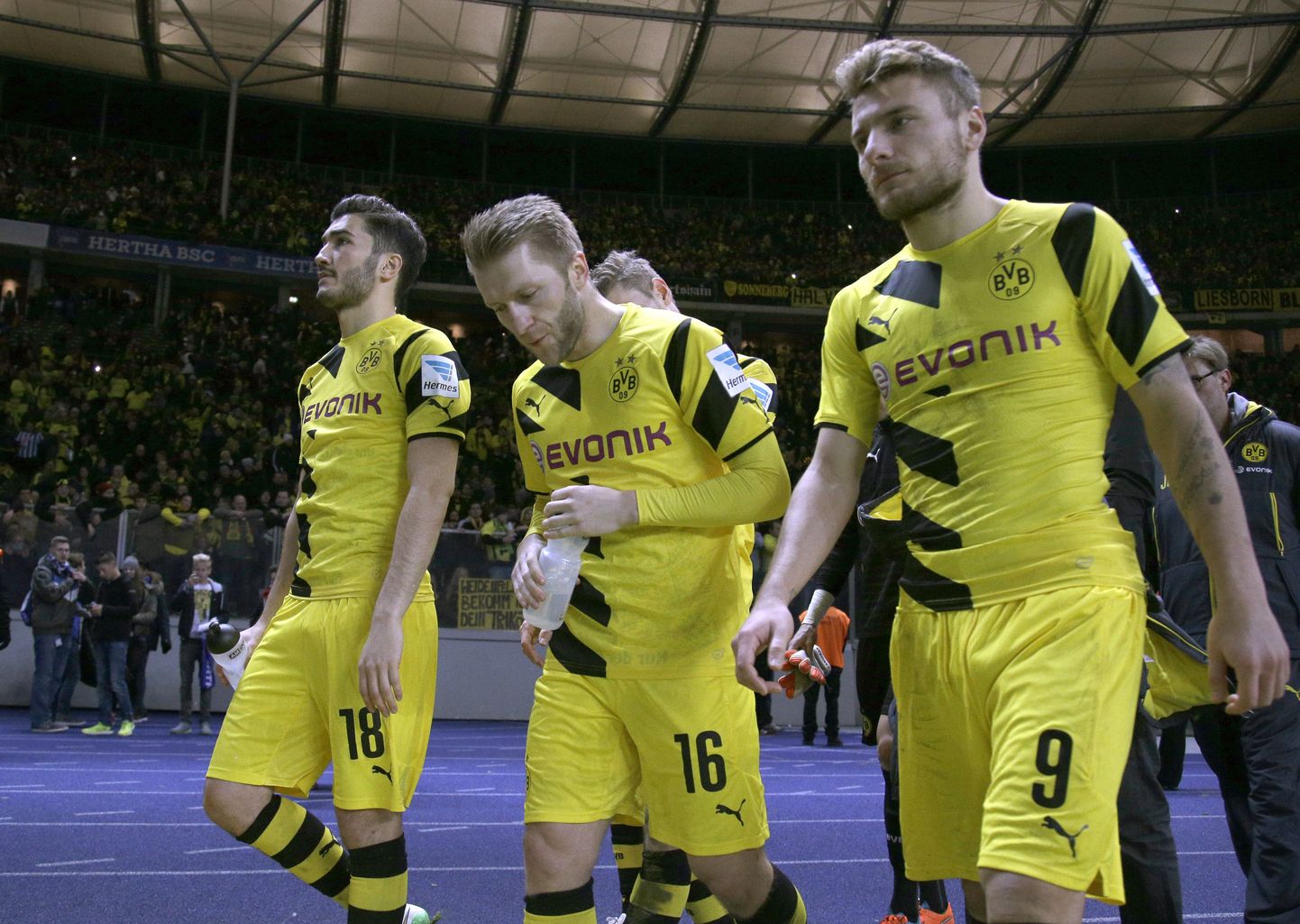 Dortmundi mängijad.