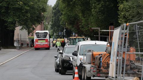 Ehitajatel ja bussidel tuleb kitsamale Vabaduse puiesteele koos ära mahtuda