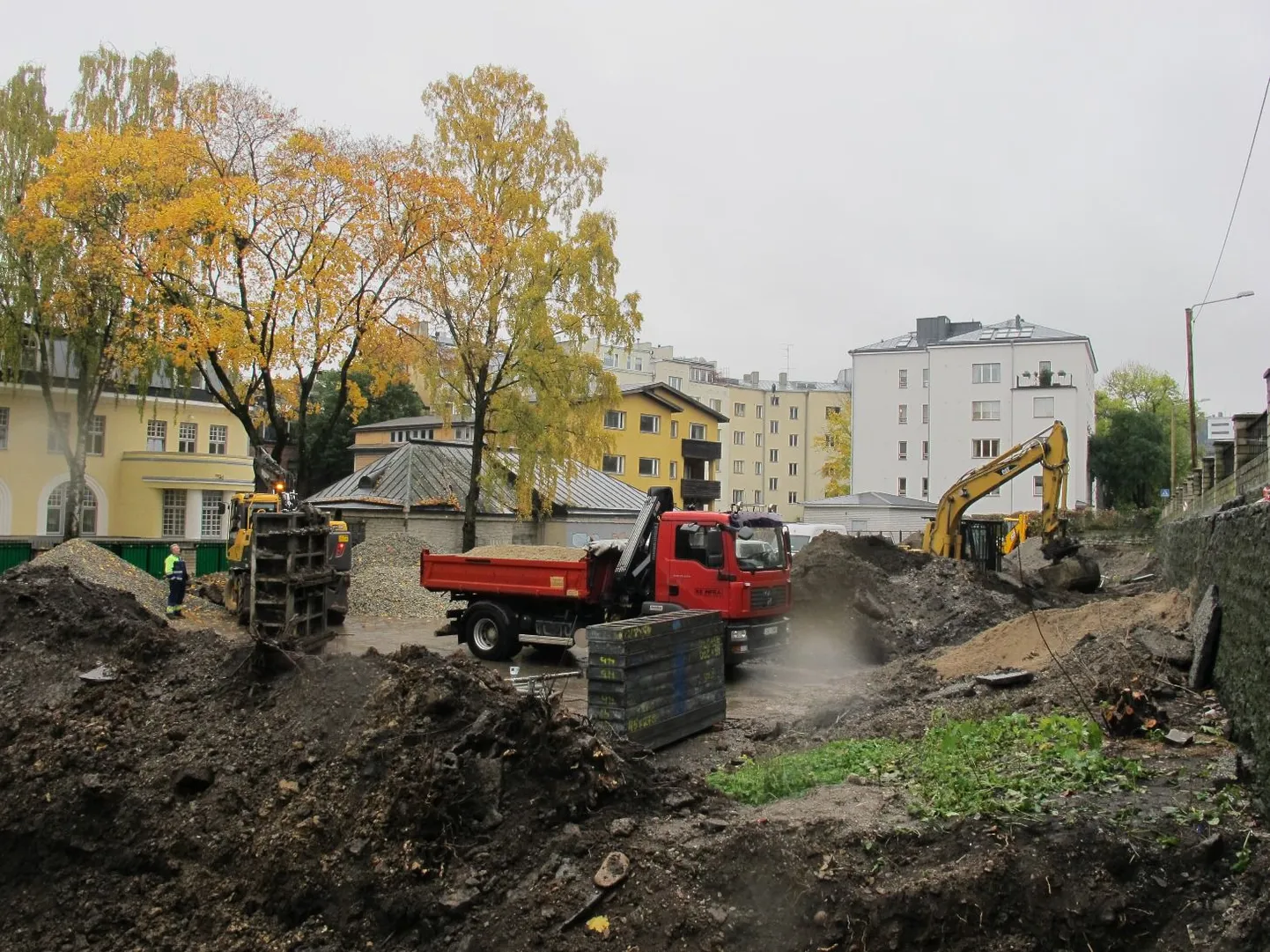 Prantsuse Lütseumi võimla ehitus.