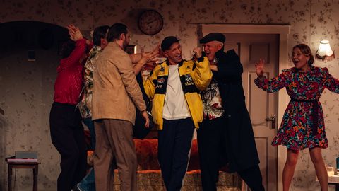 FOTO ⟩ Kučinska, Robežnieks, Puga, Počs, Grasberga un Liepājnieks komēdijas 