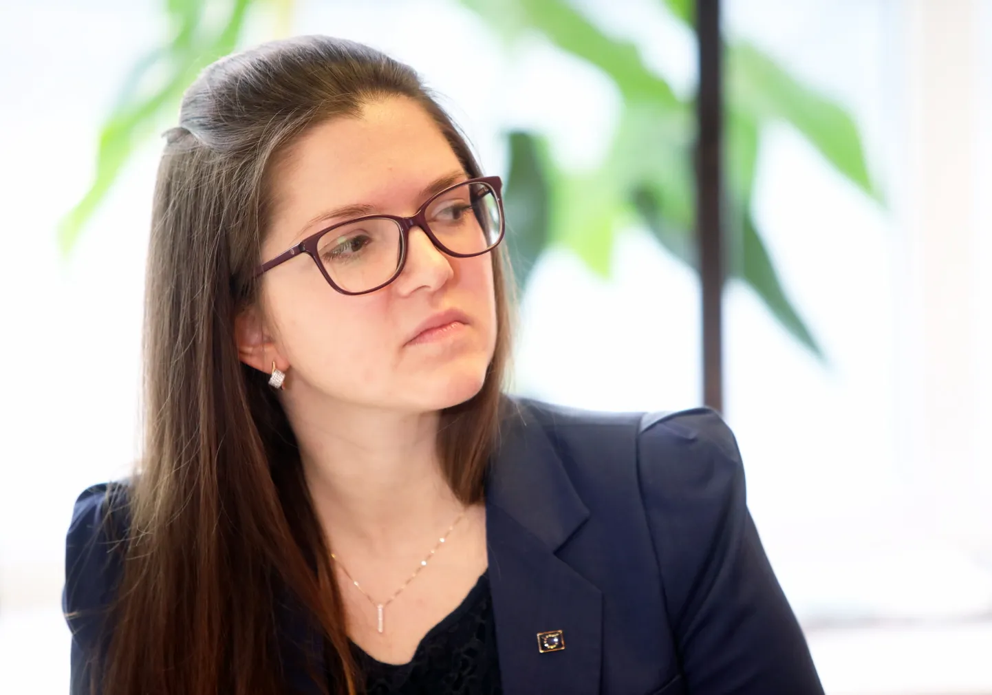 Partijas "Progresīvie" kandidāte Eiropas Parlamenta vēlēšanām Antoņina Ņenaševa piedalās partijas forumā