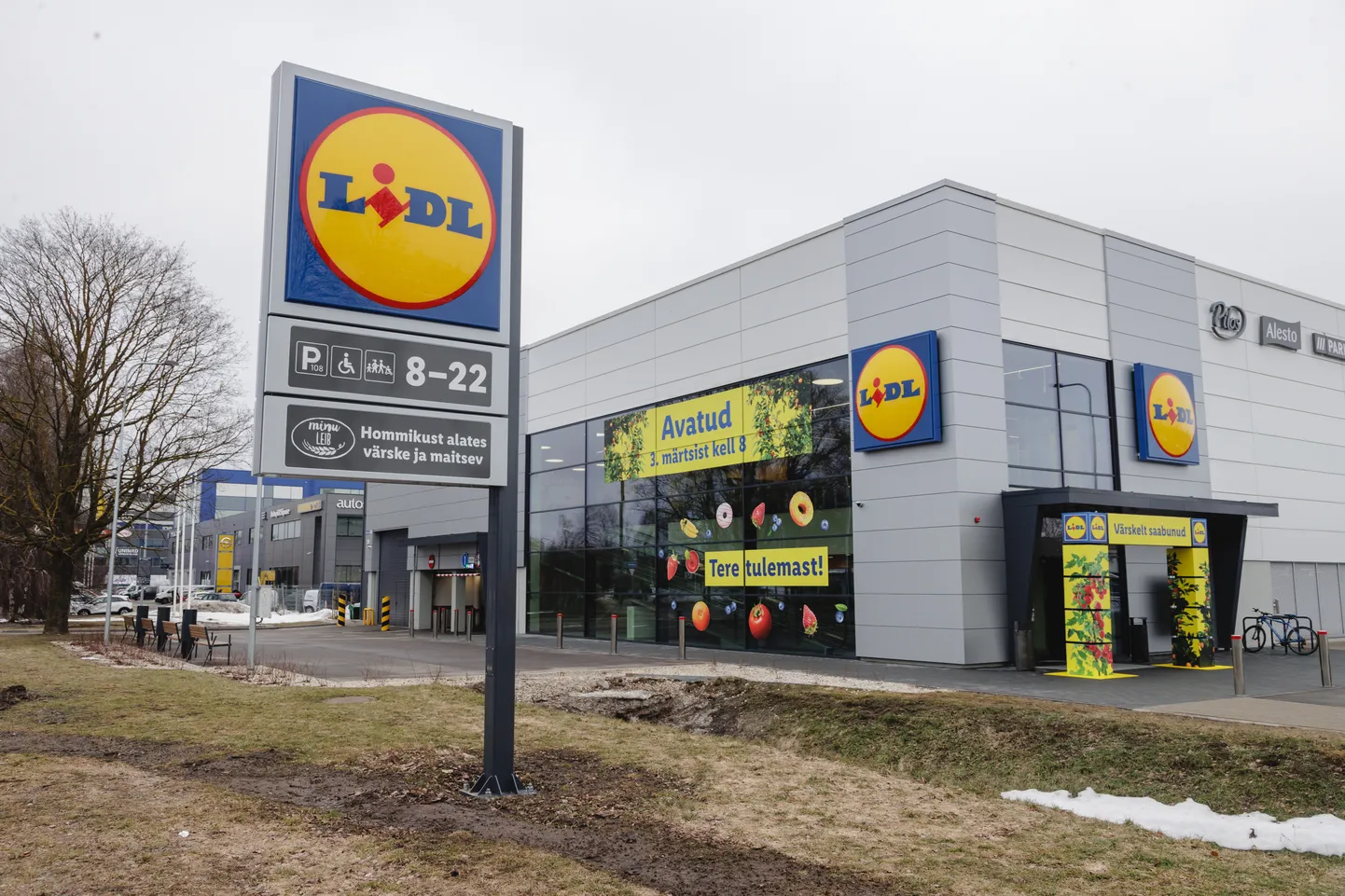 Магазин Lidl в Кристийне.