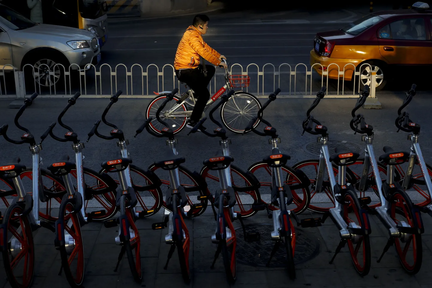 Mobike rattad Pekingis.