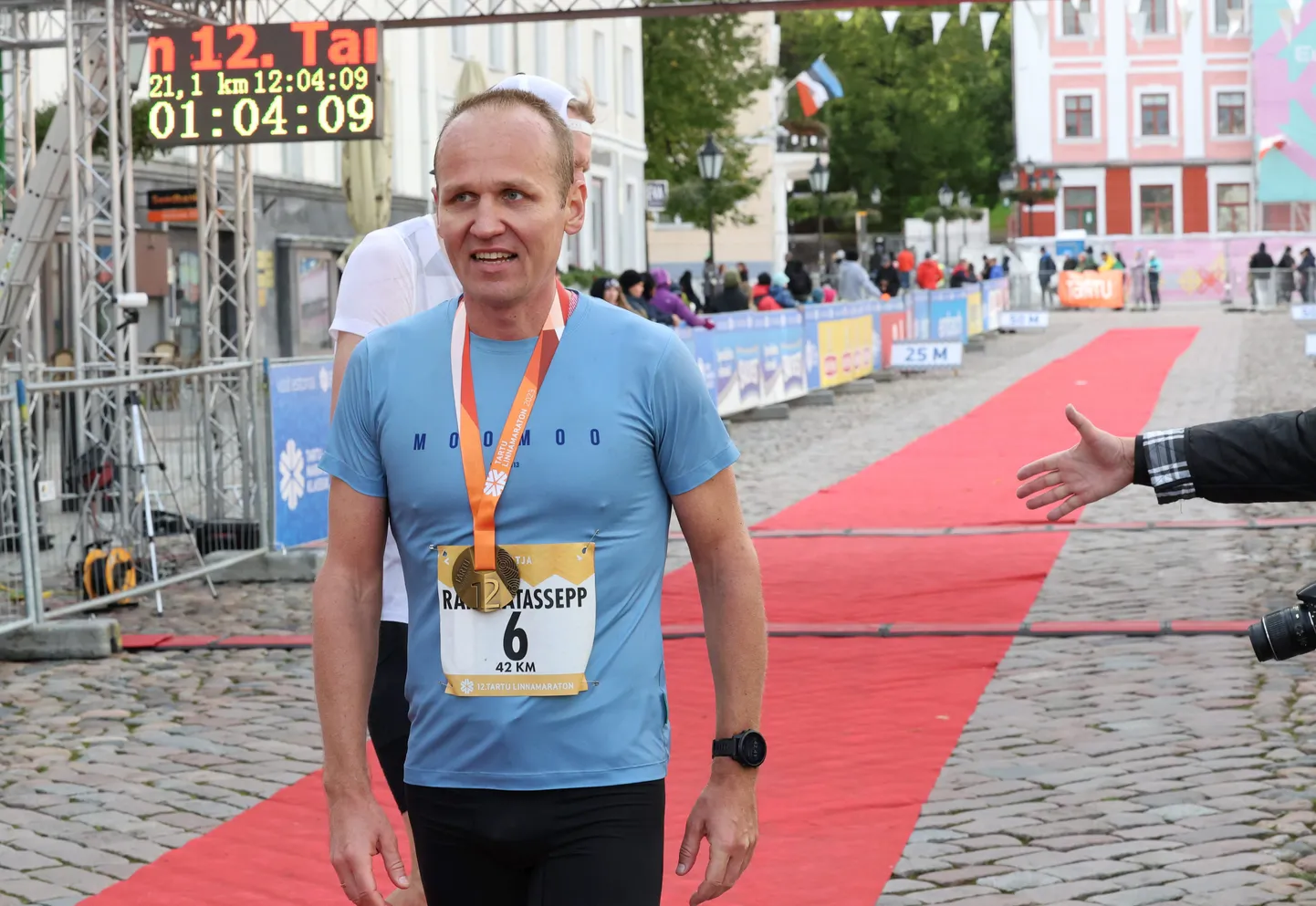 Райт Ратасепп на Тартуском городском марафоне в этом году.