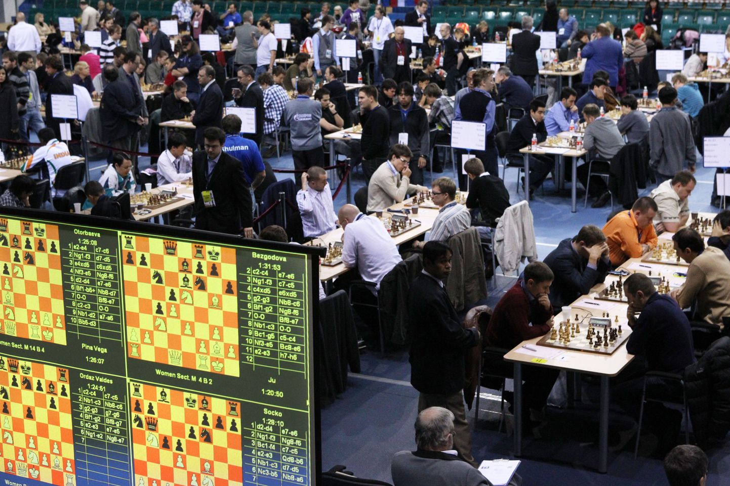 Hantõ-Mansiiskis toimuv maleolümpia.