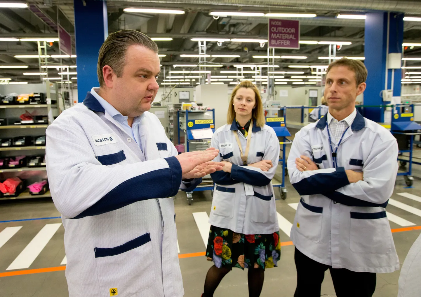 Ericsson Eesti juhatuse liikmed Seth Lackman (vasakul) ja Andreas Nordin (paremal).