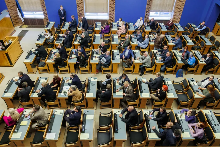 Зал заседаний Рийгикогу.