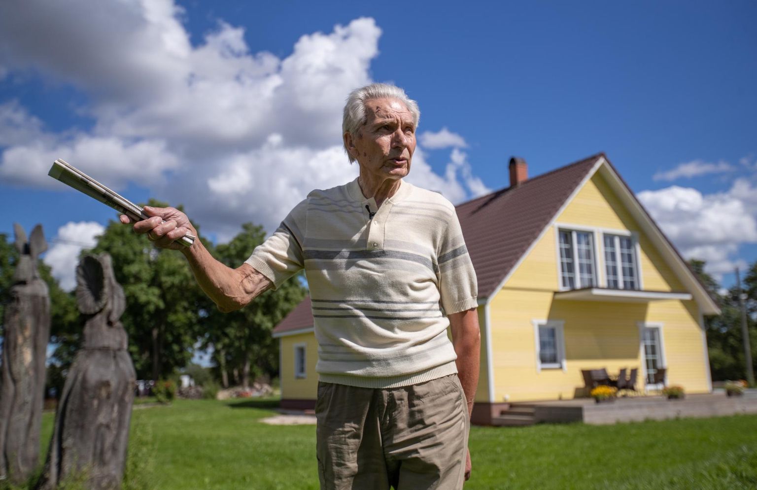 82-aastane Vello Lõns nägi oma lapsepõlvekodu hoovis kuueaastase poisikesena pealt Saksa ja Nõukogude lennuki õhulahingut.