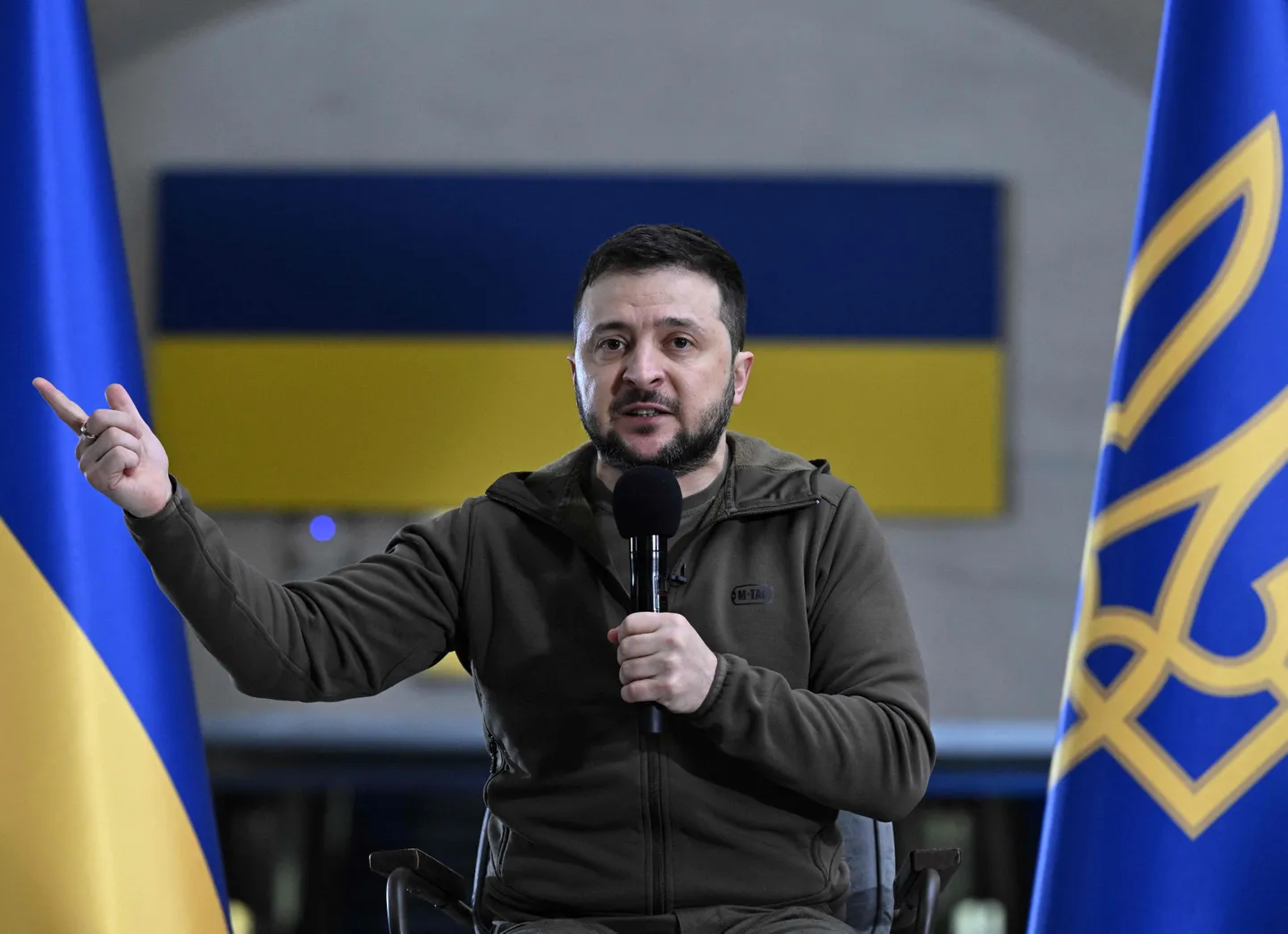 Ukraina president Volodõmõr Zelenskõi.