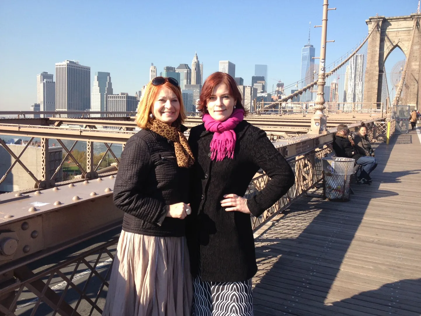 Sirje Eesmaa ja Annely Adermann New Yorgis