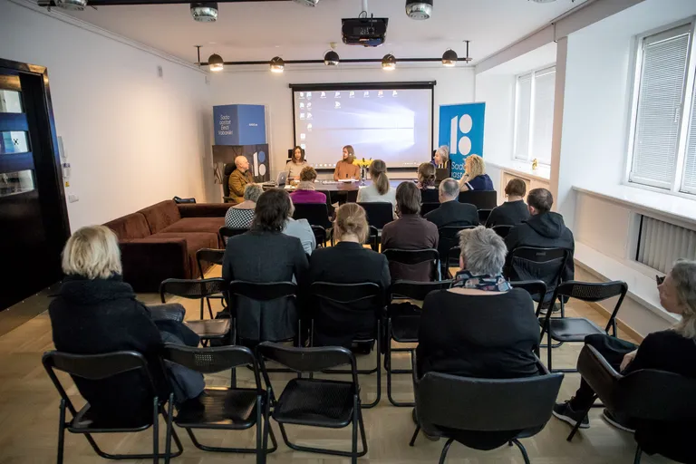 Tallinn, 27.04.2017EV100 kunstiprogrammi võidutööde väljakuulutamine. FOTO:SANDER ILVEST/POSTIMEES