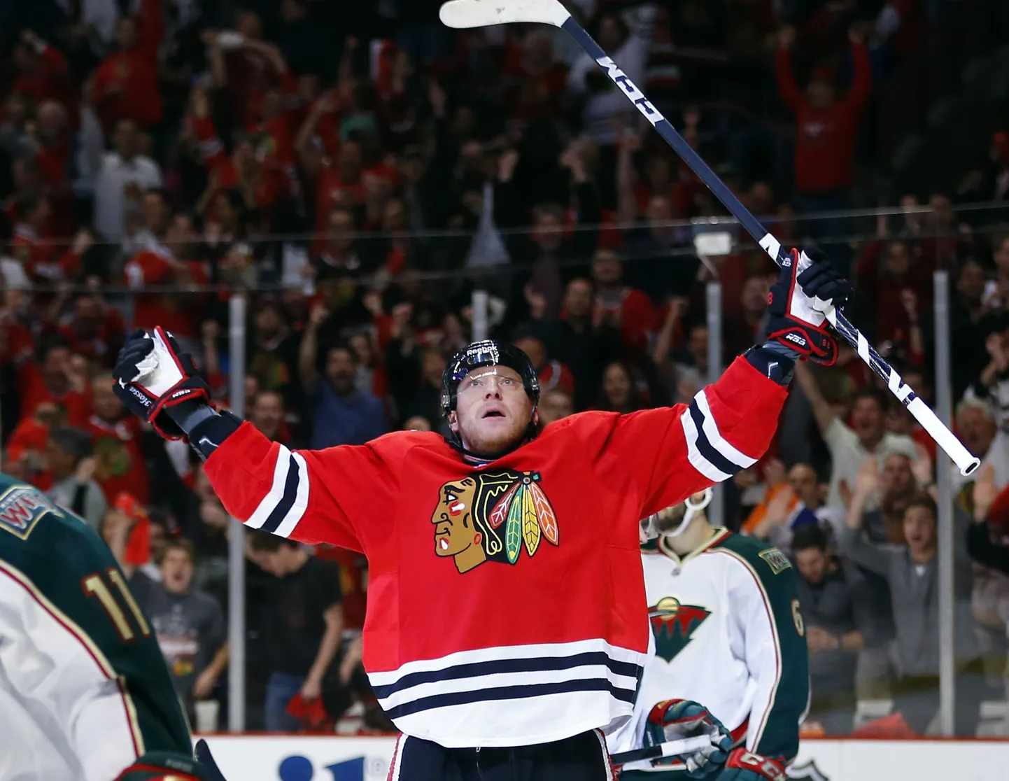 Marian Hossa oli viiendas mängus Chicago Blackhawksi edukaim kahe värava ja ühe resultatiivse sööduga