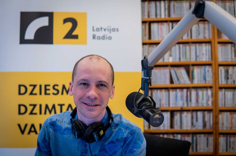 Latvijas Radio 2 vadītājs Kaspars Mauriņš
