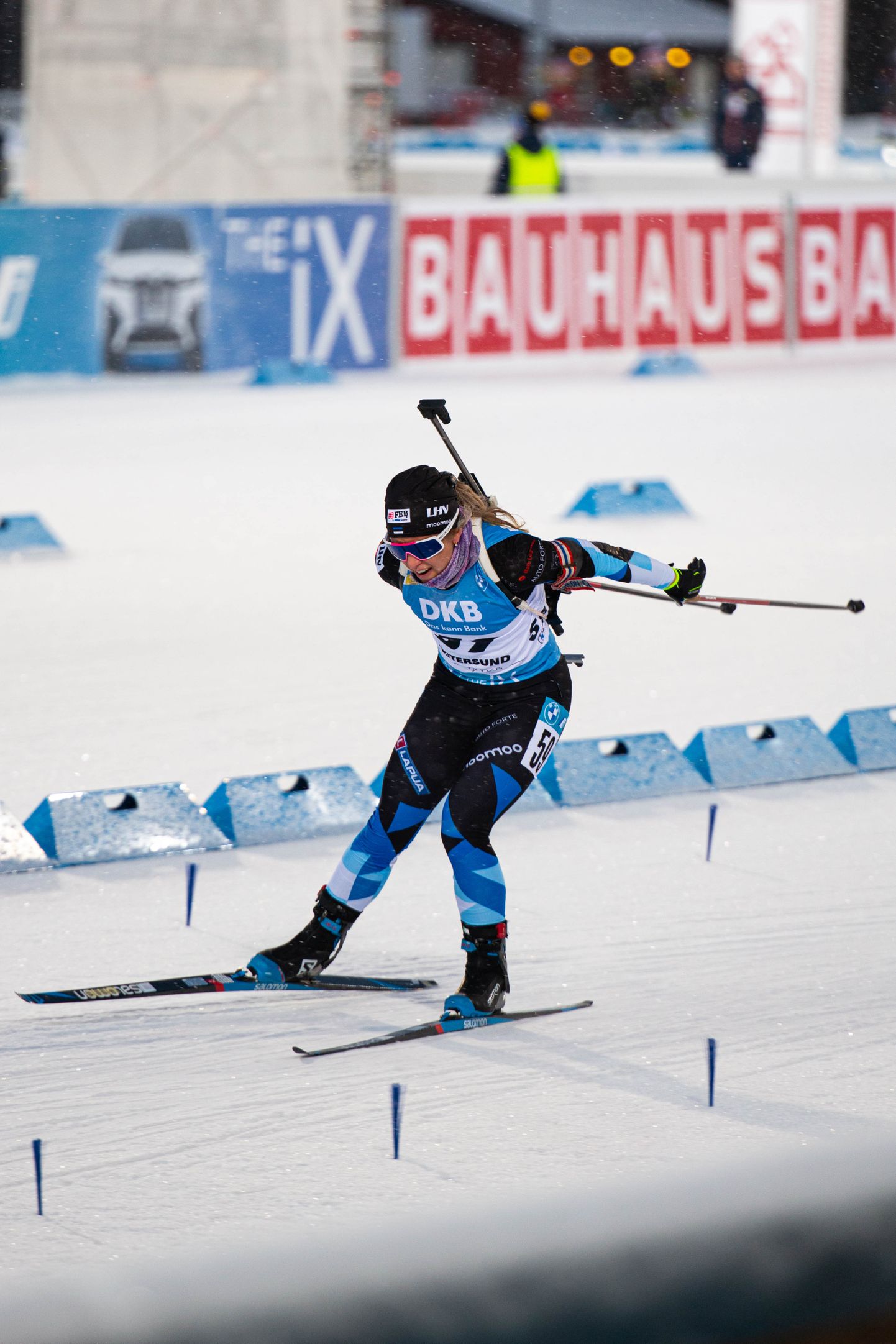 Johanna Talihärm tõi ankrunaisena Eesti naiskonna kaheksandana finišisse.
