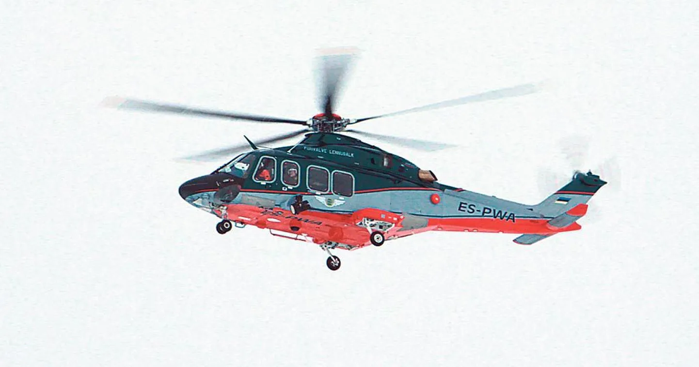 Kadunud mehe otsingutesse kaasati pühapäeval piirivalve helikopter.