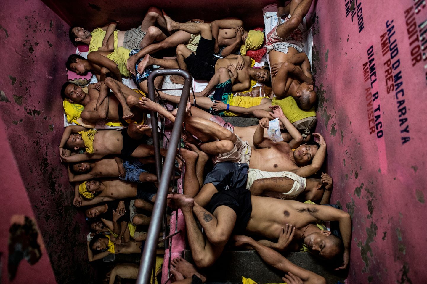 Ülerahvastatud vangla Filipiinidel. Sarnane olukord valitseb ka Kambodžas.