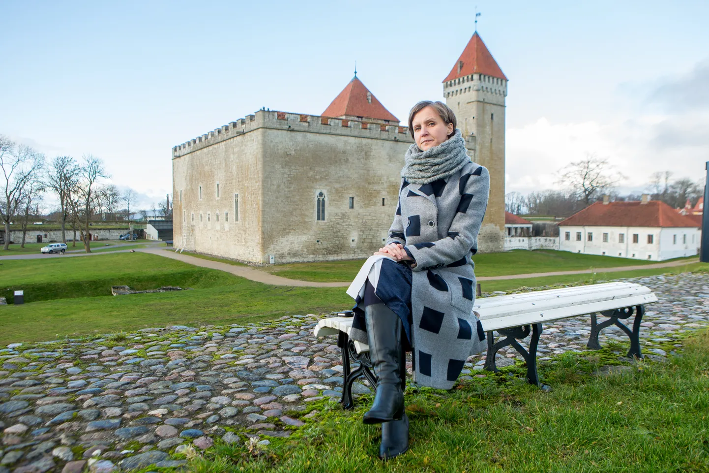 MUUSEUMIJUHT RITA VALGE loodab, et ehitaja suudab lossi remonttööd 
ära teha kallinenud materjalihindade kiuste.