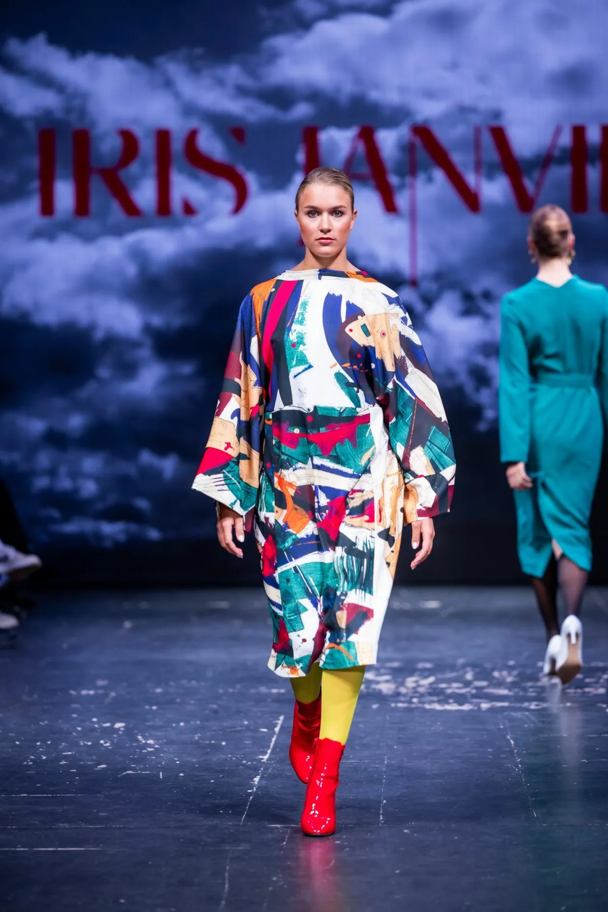 Iris Janvier, modellina laval Kelly Sildaru. FOTO: Erlend Štaub/tfw