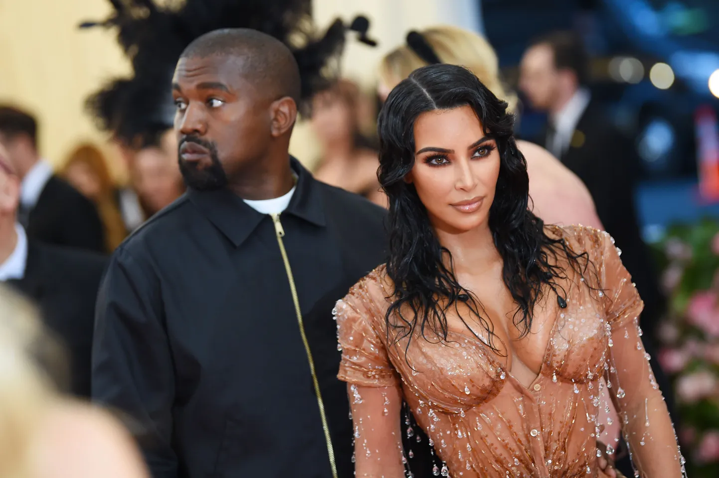 Kim Kardashian ja Kanye West 2019. aasta MET Galal.